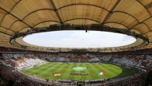 Auch Stuttgart bewirbt sich für die kommende EM 2024. Fans sehen die Mercedes-Benz Arena auf dem achten Platz. Foto: Pressefoto Baumann