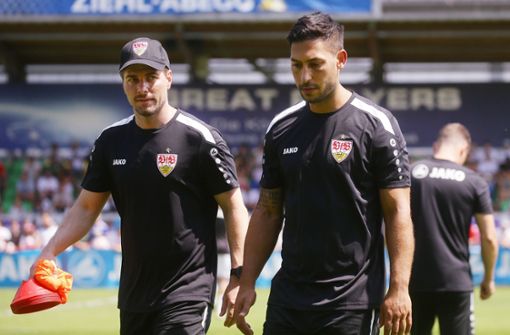 David Krecidlo und Malik Fathisind die Co-Trainer des VfB Stuttgart. Foto: Pressefoto Baumann/Hansjürgen Britsch