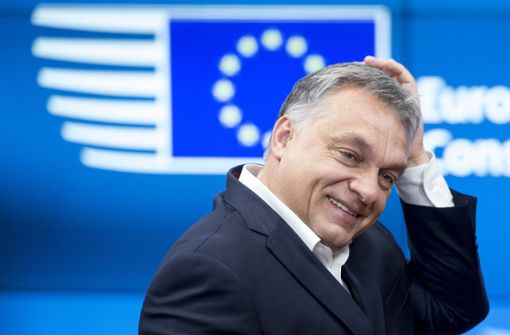 Ungarns Ministerpräsident Viktor Orban droht mit seiner rechtsnationalen Fidesz-Partei die europäischen Christdemokraten zu spalten. Foto: dpa Foto:  