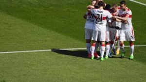 Der VfB Stuttgart besiegte Karlsruhe mit 2:0. Foto: Bongarts