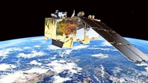 Kommunikations- und   Forschungssatelliten können mit der Ariane 6 kostengünstiger ins All gebracht werden. Die Animation zeigt den Forschungssatelliten  Sentinel 2. Foto: ESA/ATG medialab