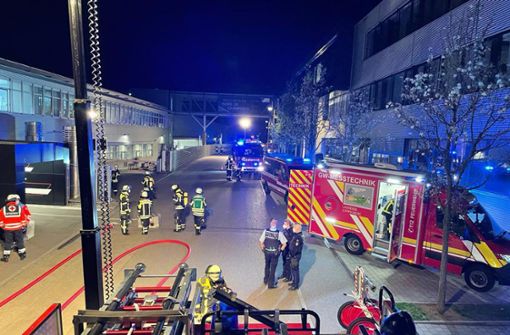 Gegen 23.45 Uhr war der Einsatz beendet. Foto: Feuerwehr Affalterbach