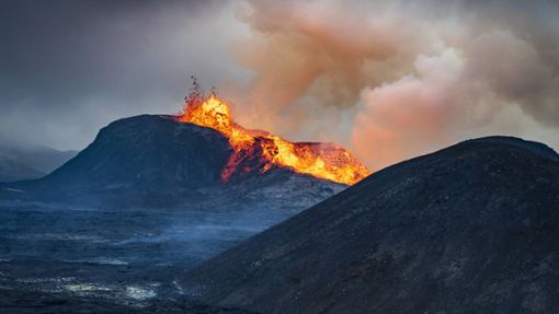 Im Südwesten Islands ist erneut ein Vulkan zwischen Stóra Skogfell und Hagafell auf der Reykjanes-Halbinsel ausgebrochen. Foto: Imago/SuperStock