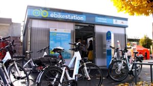 Die erste E-Bike-Leihstation ist seit Oktober in Bietigheim in Betrieb. Foto: z