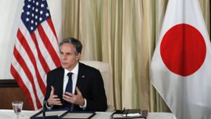 US-Außenminister Blinken war vor dem Treffen mit China in Japan zu Besuch. Foto: dpa/Kim Kyung-Hoon