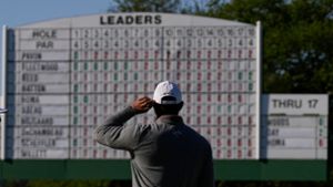 Golf-Superstar Tiger Woods hat beim Masters in Augusta erneut einen Rekord aufgestellt. Foto: George Walker IV/AP/dpa