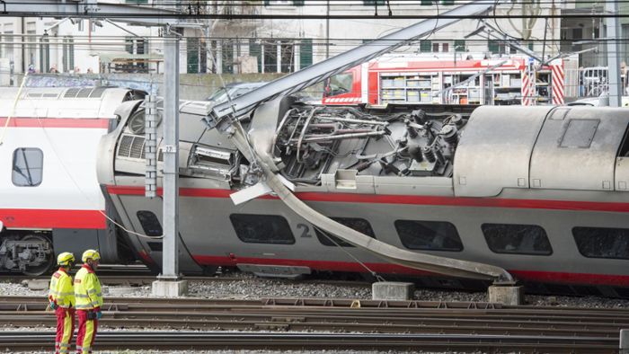 Zugunglück in der Schweiz fordert drei Verletzte