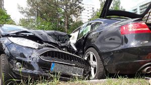 Der Fahrer des Ford wurde bei dem Unfall schwer verletzt. Foto: 7aktuell.de/Marc Gruber