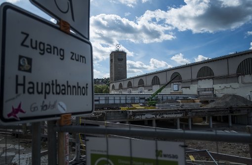 Baustelle Hauptbahnhof Foto: Lichtgut/Max Kovalenko