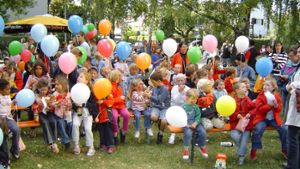 Diese Kinder sind inzwischen groß: Das Bild vom beliebten Kinder- und Straßenfest in Sillenbuch stammt aus vergangenen Zeiten. Foto: privat