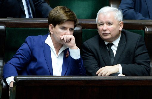 Beata Szydlo ist Polens Regierungschefin, doch der wirklich starke Mann ist Jaroslaw Kaczynski. Foto: PAP