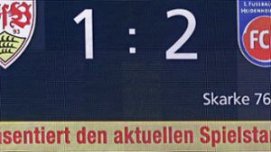 Mit 2:1 siegte der kleine 1. FC Heidenheim in der Hinrunde beim großen VfB Stuttgart. Und das auch noch völlig verdient. Foto: Baumann