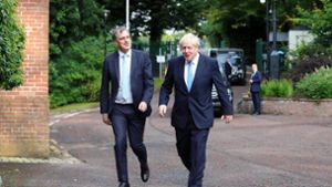 Bei seinem Antrittsbesuch in Nordirland gab es für Premierminister Boris Johnson Kritik. Foto: Getty Images