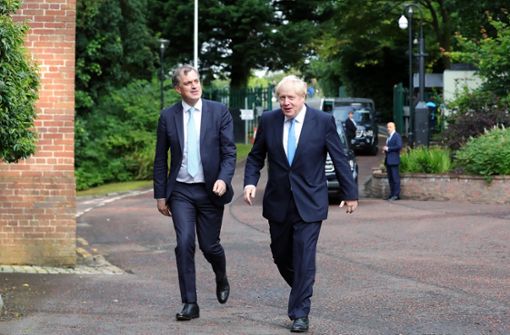 Bei seinem Antrittsbesuch in Nordirland gab es für Premierminister Boris Johnson Kritik. Foto: Getty Images