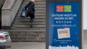 Kurz vor dem Feinstaubalarm sind in Stuttgart die Werte relativ niedrig. Foto: dpa