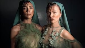 Kunstvoll-schön: Der philippinisch-stämmige Designer Furne One entwirft für seine Marke Amato Mode für arabische Kunden. Foto: Getty Images Europe