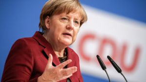 Die Rede von Angela Merkel wird mit Spannung erwartet. Foto: dpa