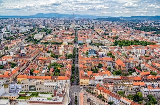 Kroatiens Hauptstadt Zagreb Foto: fotolia