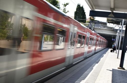 S-Bahn in Echterdingen Foto: Kern
