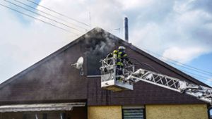 Hoher Schaden nach Feuer im Dachstuhl