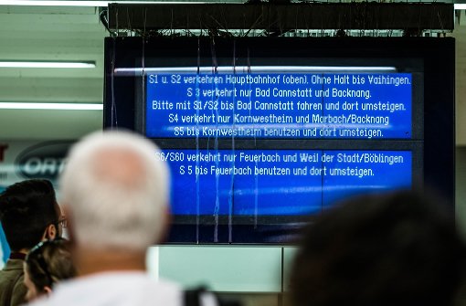 Das Informationsangebot im S-Bahn-Störungsfall wird kritisiert. Foto: Lichtgut/Max Kovalenko