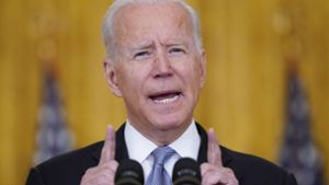 US-Präsident Joe Biden droht den Taliban. Foto: dpa/Evan Vucci