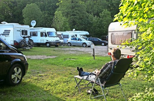 Eine Rast auf der Durchreise: auf dem Aichelberger Campingplatz kein Problem Foto: Rudel