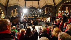 Der Stuttgarter Weihnachtsmarkt wurde am Mittwochabend eröffnet. Foto: 7 aktuell / Oskar Eyb