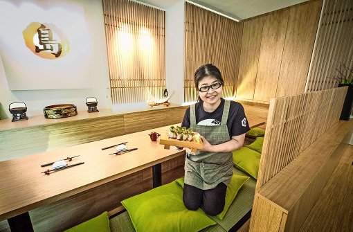 Yuki Zhang ist die Betreiberin des neuen Restaurants Shima Foto: Lichtgut/Leif Piechowski