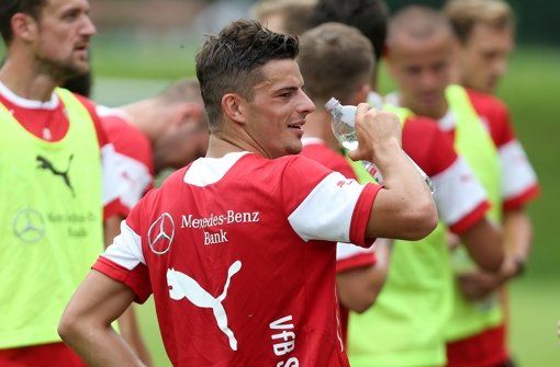 Tim Leibold im VfB-Trainingslager. Derzeit verstärkt er wieder den VfB II Foto: Pressefoto Baumann