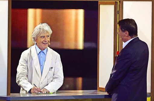 Lachen, bis der Arzt kommt: Emil Steinberger bei einem Showauftritt Foto: Getty