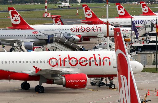 Die Fluglinie Air Berlin ist seit August pleite. Foto: dpa