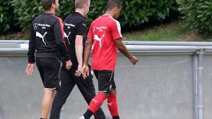 Daniel Didavi muss das Training am Donnerstagvormittag beim VfB Stuttgart vorzeitig abbrechen.  Foto: Pressefoto Baumann