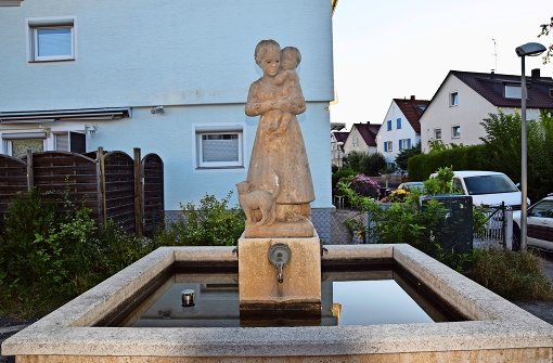 Der Bildhauer Jakob Brüllmann schuf den Brunnen 1927. Foto: Alexandra Kratz