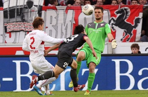 Sven Ulreich (re.) patzt gegen Mainz. Foto: Baumann