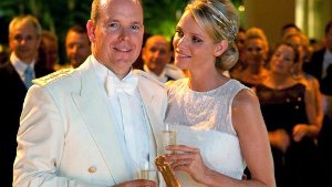 Ein Jahr sind Charlène und Albert von Monaco verheiratet. Von Anfang an hatte es Gerüchte gegeben, die Ehe sei nicht glücklich. Foto: MONACO PRINCELY PALACE
