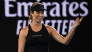 Die US-Tennisspielerin Danielle Collins hat sich bei den Australian Open zu früh gefreut. Foto: AFP/PAUL CROCK