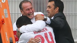 Der VfB Stuttgart hatte in dieser Saison nicht immer Grund zur Freude.  Foto: dpa