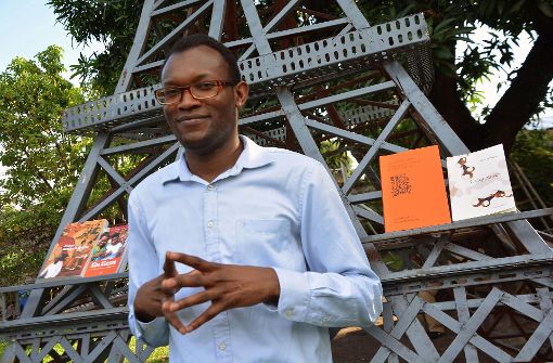 Zu Gast in Stuttgart: der Kongolese Fiston Mwanza Mujila, Autor von „Tram 83“ Foto: AFP