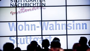 Die Wohnungsnot in  Stuttgart war auch Thema einer „Mittendrin“-Veranstaltung der Stuttgarter Nachrichten im März 2013 vor fast 400 Gästen in der Sparda-Welt. Foto: Leif Piechowski