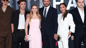 David Beckham und die Kids feiern Victoria Beckham