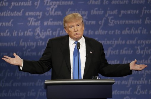 Beleidigte Leberwurst: Trump ist unberechenbar – vor allem, weil er nicht von den typischen Spendern der Republikanischen Partei abhängig ist. Foto: AP