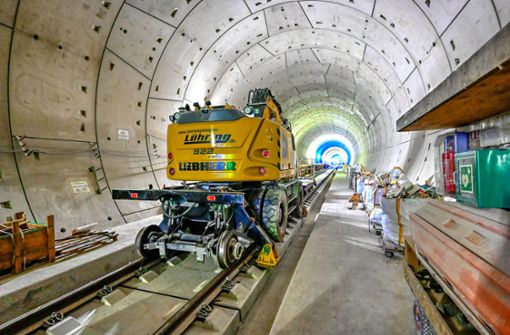 Ein Blick in das längste Tunnelbauwerk im Rahmen von Stuttgart 21. Foto: Arnim Kilgus