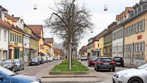 Die etwas heruntergekommene Lindenstraße in Ludwigsburg soll  eine lebendige Allee werden. Foto: factum/Granville