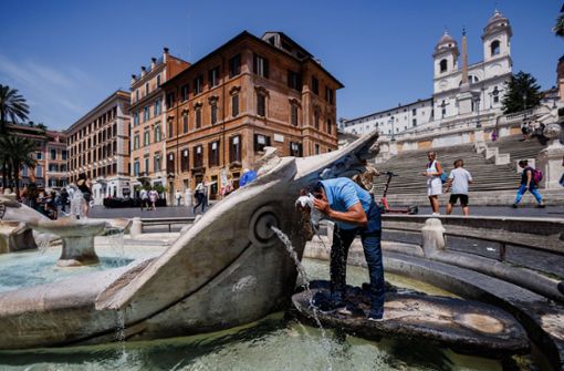 In Rom hatte man im Juli mit der Hitze zu kämpfen. Foto: IMAGO/Avalon