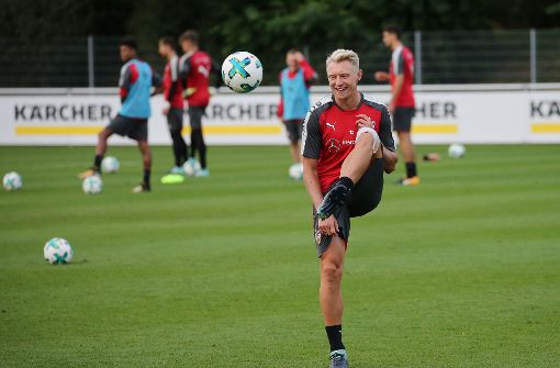 Hofft auf einen Einsatz gegen Schalke: Andreas Beck. Foto: Pressefoto Baumann