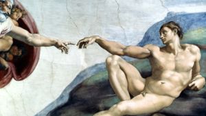Die Erschaffung Adams: Ausschnitt aus dem Deckenfresko des Malers Michelangelo Buonarroti in der Sixtinischen Kapelle im Vatikan. Foto: AP