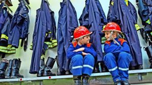 Die Ludwigsburger Feuerwehr wirbt künftig verstärkt   bei Kindern  um ihren Nachwuchs Foto: dpa