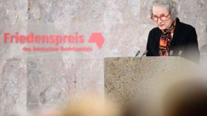 Margaret Atwood erhält den Friedenspreis des Deutschen Buchhandels. Foto: Getty Images Europe