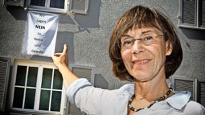 Petra Güntert zeigt Flagge für Anstand und Fairness